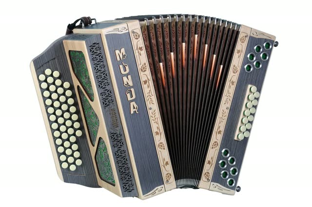 Prava harmonika MUNDA Modri hrast