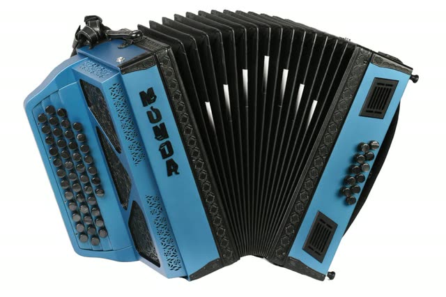 Prava harmonika MUNDA Petrol Blue
